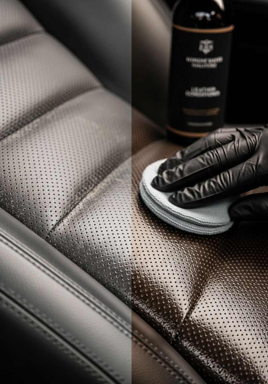 Lederreinigung und Pflege